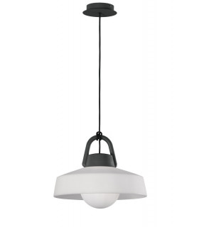 Ceiling Pendant, 1 x E27, IP65, Anthracite