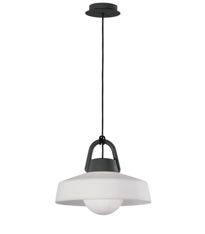 Ceiling Pendant, 1 x E27, IP65, Anthracite