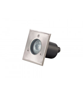 Square Inground Light, Stainless Steel 316L, GU10, IP67