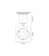 Square Inground Light, Stainless Steel 316L, GU10, IP67