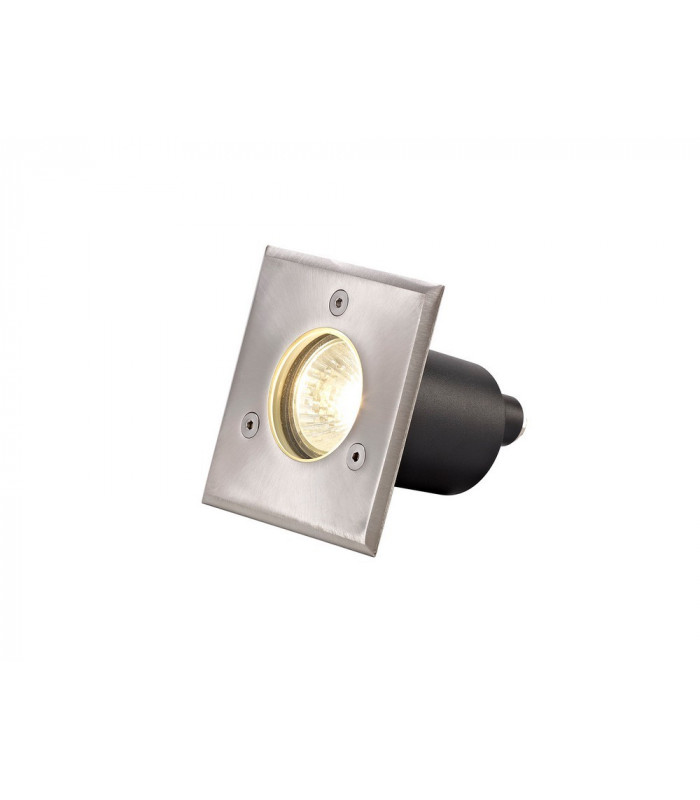 Square Inground Light, Stainless Steel 316L, GU10, IP67