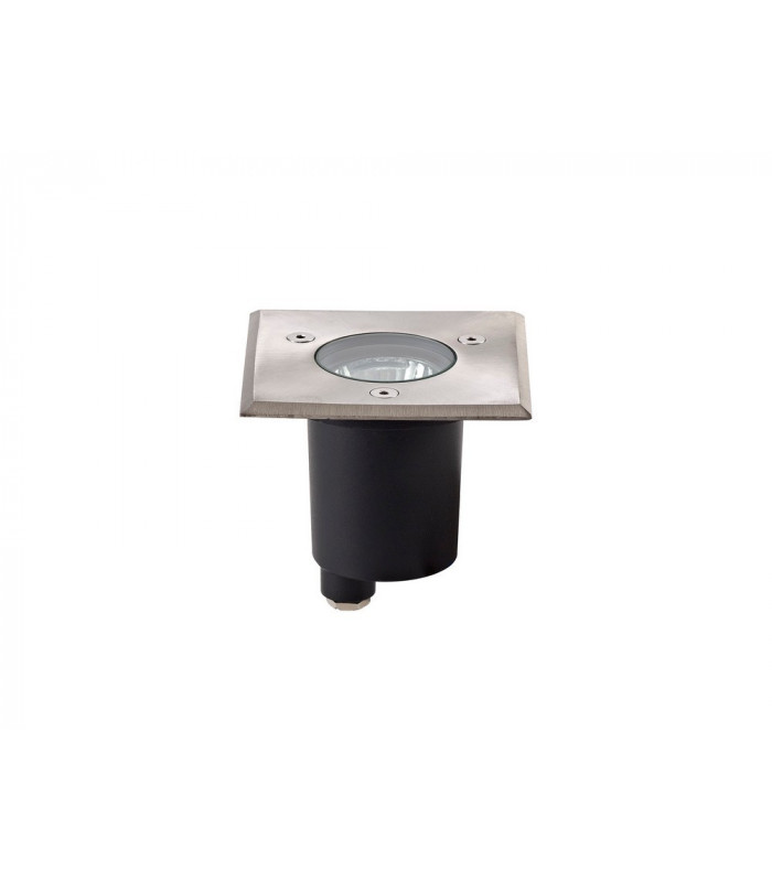 Square Inground Light, Stainless Steel 316L, GU10, IP67