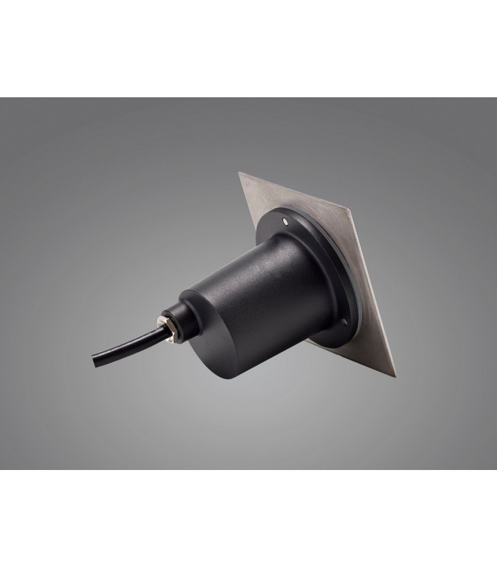 Square Inground Light, Stainless Steel 316L, GU10, IP67