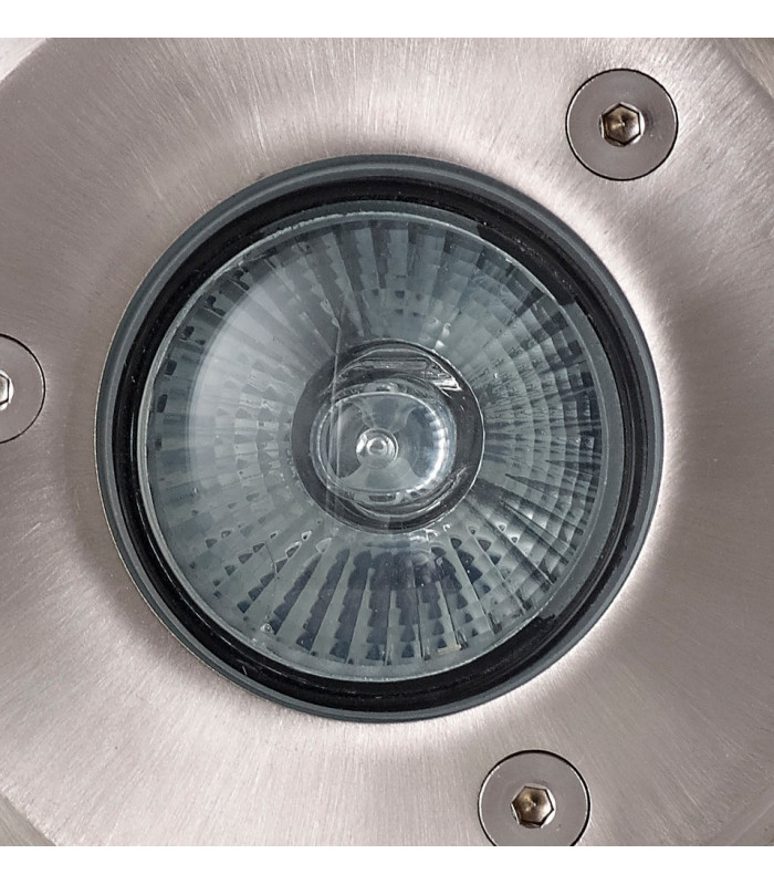 Round Inground Light, Stainless Steel 316L, GU10, IP67