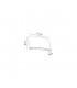 LED Up & Downward Lighting Wall Light, 6W, 3000K, Sand White, 500lm, IP54