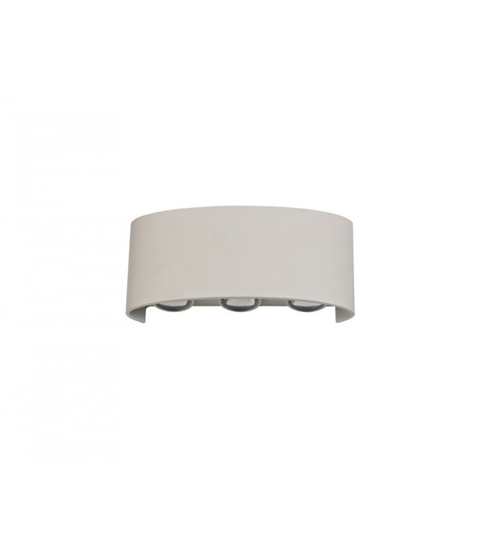 LED Up & Downward Lighting Wall Light, 6W, 3000K, Sand White, 500lm, IP54
