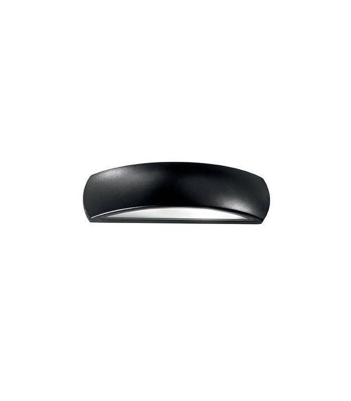 1 Light Outdoor Up Down Wall Light Black IP54, E27