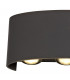 LED Up & Downward Lighting Wall Light, 6W, 3000K, Anthracite, 500lm, IP54