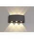 LED Up & Downward Lighting Wall Light, 6W, 3000K, Anthracite, 500lm, IP54