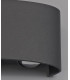 LED Up & Downward Lighting Wall Light, 6W, 3000K, Anthracite, 500lm, IP54