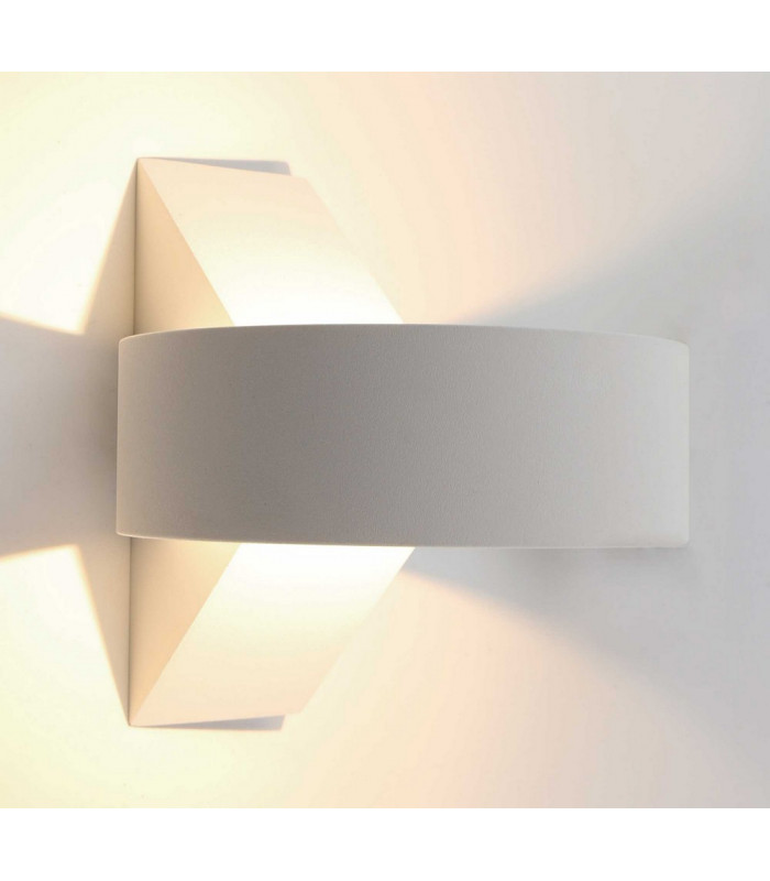 LED Up & Downward Lighting Wall Light, 6W, 3000K, Sand White, 520lm, IP54