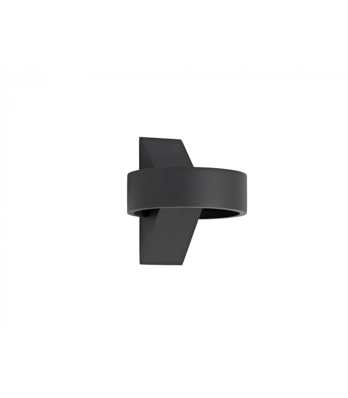 LED Up & Downward Lighting Wall Light, 6W, 3000K, Anthracite, 520lm, IP54