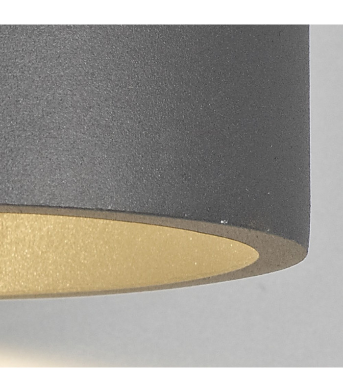 LED Up & Downward Lighting Wall Light, 6W, 3000K, Anthracite, 520lm, IP54