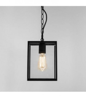 1 Light Outdoor Ceiling Pendant Light Black, E27