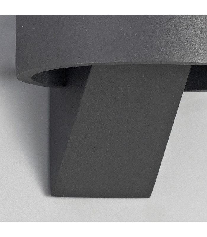 LED Up & Downward Lighting Wall Light, 6W, 3000K, Anthracite, 520lm, IP54