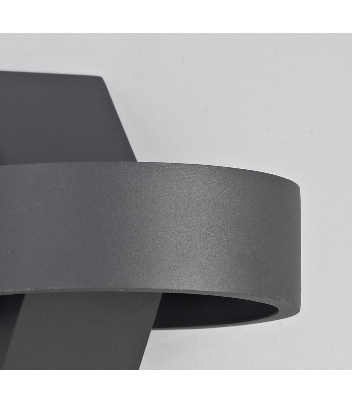 LED Up & Downward Lighting Wall Light, 6W, 3000K, Anthracite, 520lm, IP54
