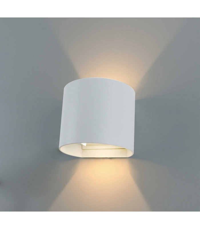 LED Up & Downward Lighting Wall Light 2x3W, 3000K, Sand White, 410lm, IP54