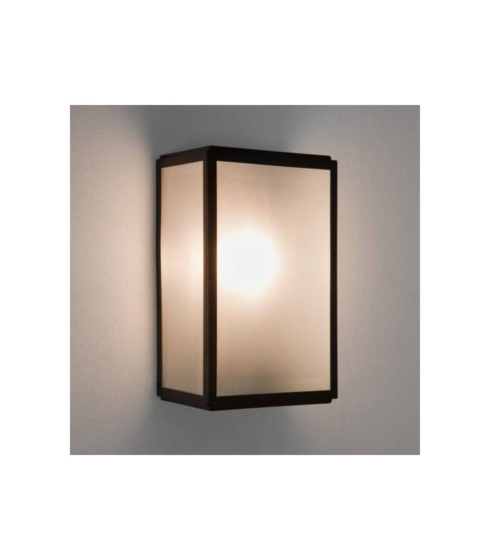 1 Light Outdoor Sensor Wall Lantern Black IP44, E27