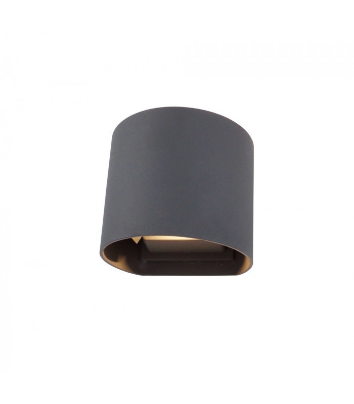 LED Up & Downward Lighting Wall Light 2x3W, 3000K, Anthracite, 410lm, IP54