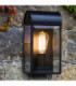 1 Light Outdoor Wall Lantern Black IP44, E27