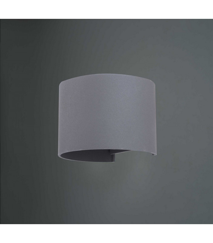 LED Up & Downward Lighting Wall Light 2x3W, 3000K, Anthracite, 410lm, IP54