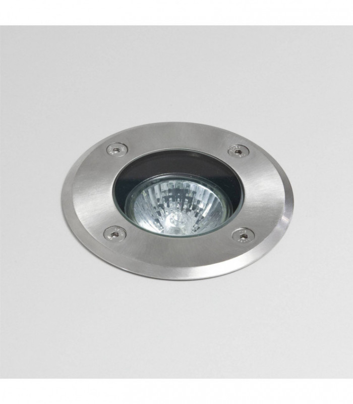 1 Light Outdoor Recessed Floor & Decking Light Stainless Steel IP65, GU10
