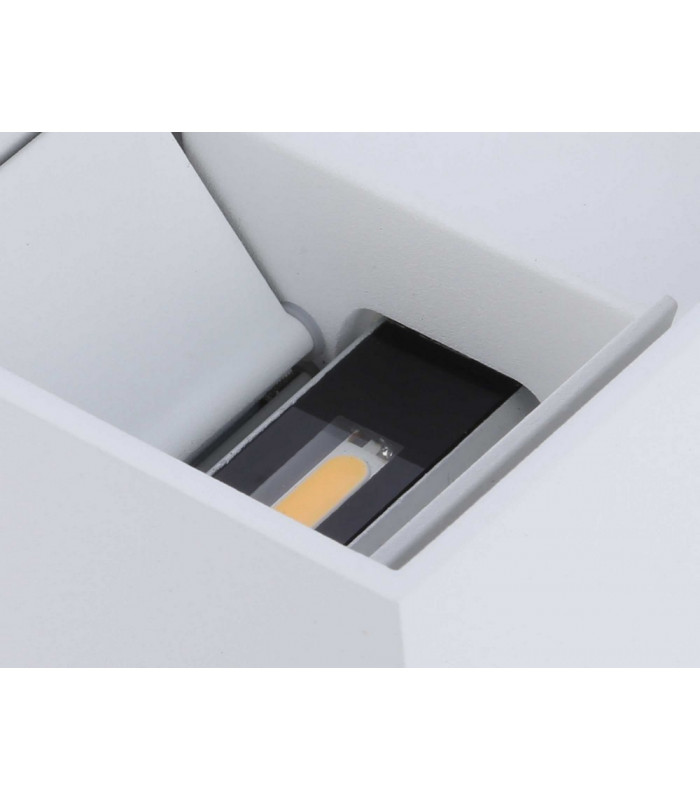 LED Up & Downward Lighting Wall Light 2x3W, 3000K Sand White, 410lm, IP54