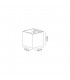 LED Up & Downward Lighting Wall Light 2x3W, 3000K Anthracite, 410lm, IP54
