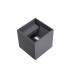 LED Up & Downward Lighting Wall Light 2x3W, 3000K Anthracite, 410lm, IP54