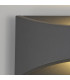 LED Up & Downward Lighting Wall Light 6W, 3000K, Anthracite, 375lm, IP54