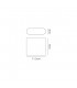 LED Up & Downward Lighting Small Wall Light 2x3W, 3000K, 350lm, Sand White, IP54
