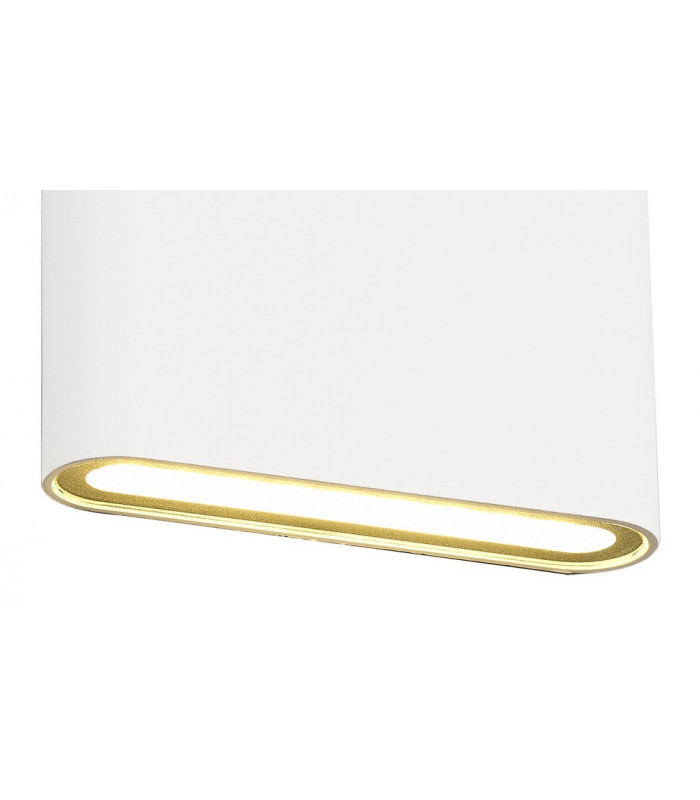LED Up & Downward Lighting Small Wall Light 2x3W, 3000K, 350lm, Sand White, IP54