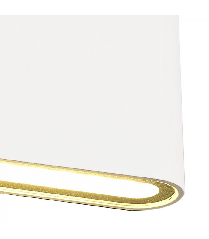 LED Up & Downward Lighting Small Wall Light 2x3W, 3000K, 350lm, Sand White, IP54