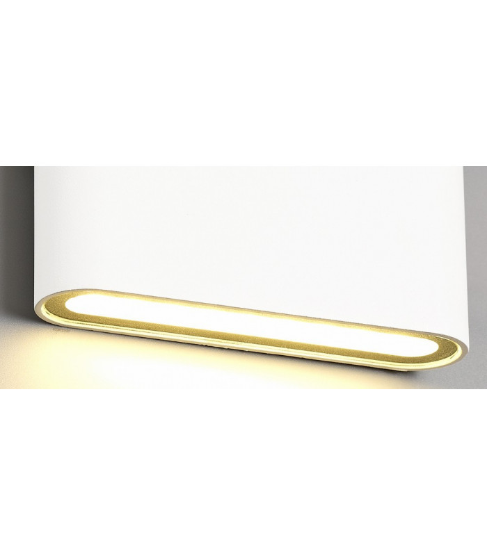 LED Up & Downward Lighting Small Wall Light 2x3W, 3000K, 350lm, Sand White, IP54