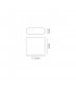 LED Up & Downward Lighting Small Wall Light 2x3W, 3000K, 350lm, Anthracite, IP54