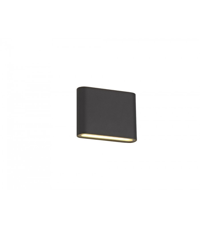 LED Up & Downward Lighting Small Wall Light 2x3W, 3000K, 350lm, Anthracite, IP54