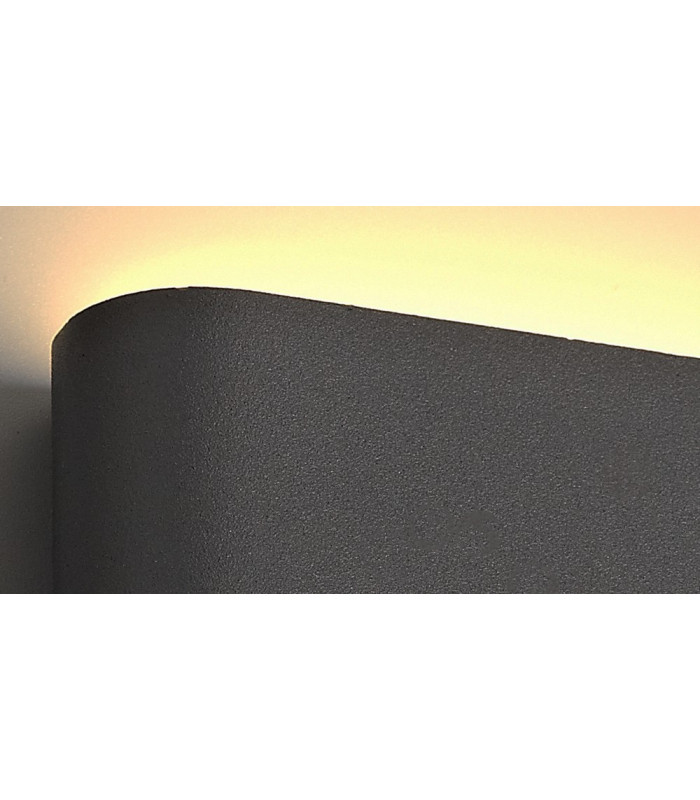 LED Up & Downward Lighting Small Wall Light 2x3W, 3000K, 350lm, Anthracite, IP54