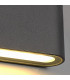 LED Up & Downward Lighting Small Wall Light 2x3W, 3000K, 350lm, Anthracite, IP54
