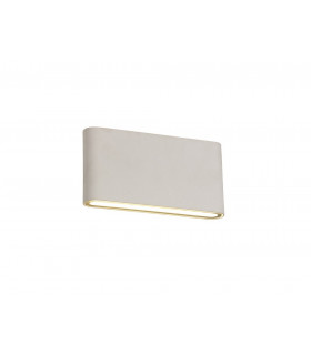 LED Up & Downward Lighting Large Wall Light 2x6W, 3000K, 452lm, Sand White, IP54