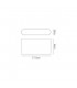 LED Up & Downward Lighting Large Wall Light 2x6W, 3000K, 452lm, Sand White, IP54