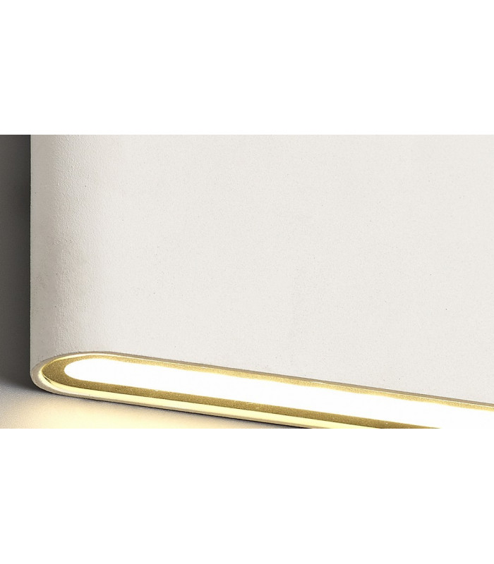LED Up & Downward Lighting Large Wall Light 2x6W, 3000K, 452lm, Sand White, IP54
