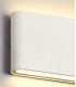 LED Up & Downward Lighting Large Wall Light 2x6W, 3000K, 452lm, Sand White, IP54