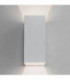 LED 1 Light Outdoor Up Down Medium Wall Light Textured White IP65
