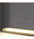 LED Up & Downward Lighting Large Wall Light 2x6W, 3000K, 452lm, Anthracite, IP54