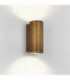 2 Light Outdoor Up Down Coastal Wall Light Antique Brass IP44, GU10