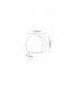LED Wall Down Light 3W, 3000K, Sand White, 270lm, IP54