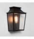 1 Light Outdoor Wall Lantern Textured Black IP44, E27