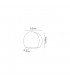 LED Wall Down Light 3W, 3000K, Anthracite, 270lm, IP54