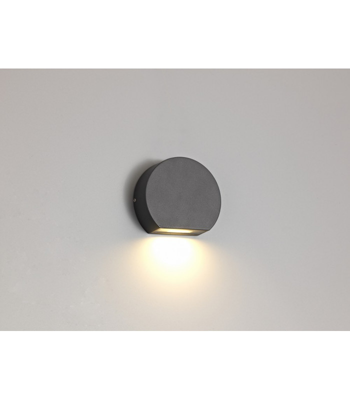 LED Wall Down Light 3W, 3000K, Anthracite, 270lm, IP54