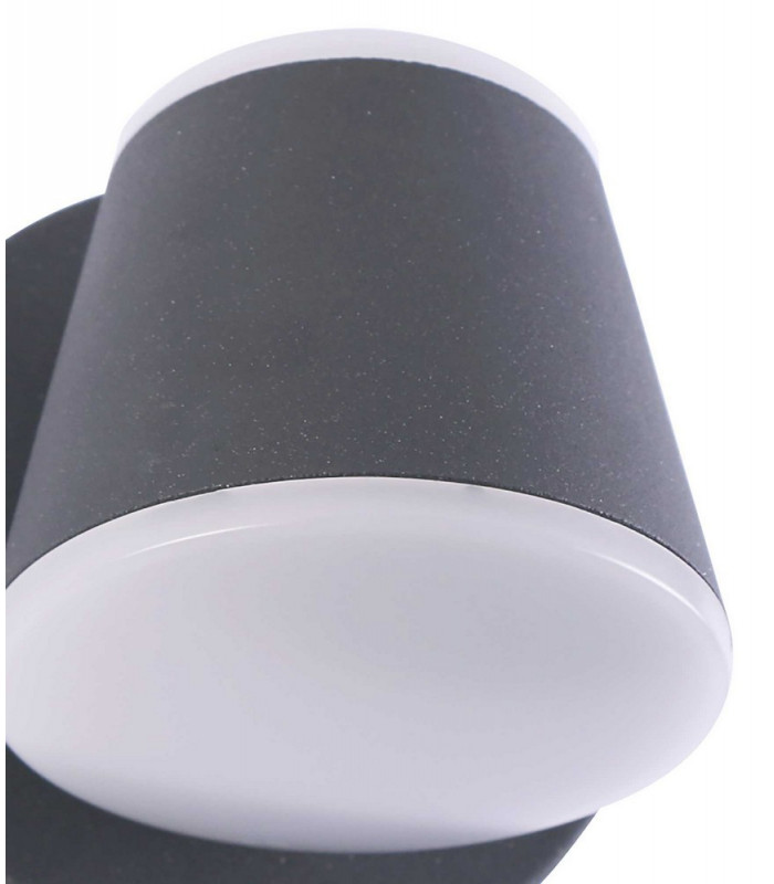 LED Wall Down Light 12W, 3000K, Anthracite, 590lm, IP54